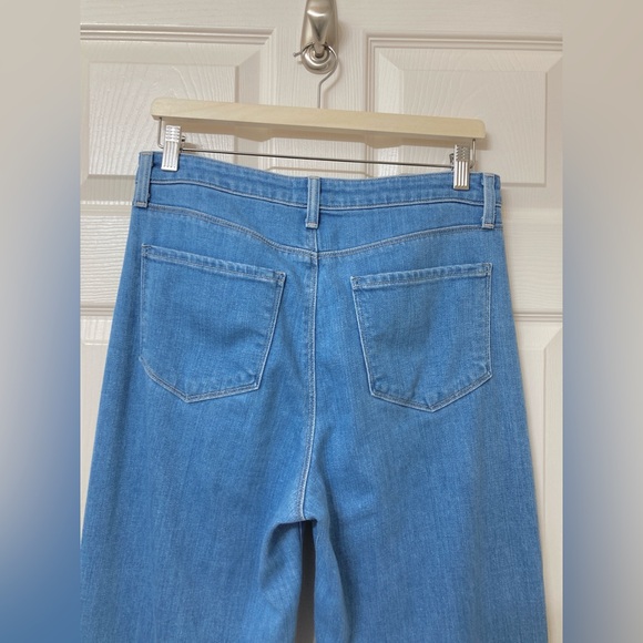 L’AGENCE Women’s Clayton High Rise Wide Leg Jeans in Salina Wash Size 29 - Picture 7 of 11